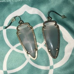 Kendra Scott Grey slate earrings skylar